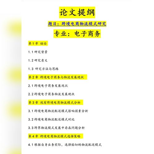 跨境电子商务专业课复习